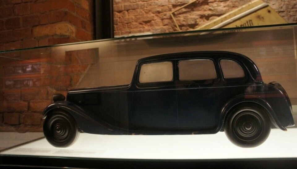 Prototyp MuseumEtter å ha bygget småbiler lenge ønsket Hanomag å bygge større biler i 1934. Her kan de sjekke strømlinjene.