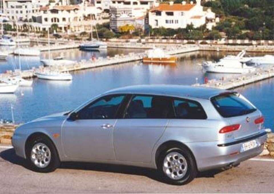Alfa Romeo 156 Sportwagon bakfra