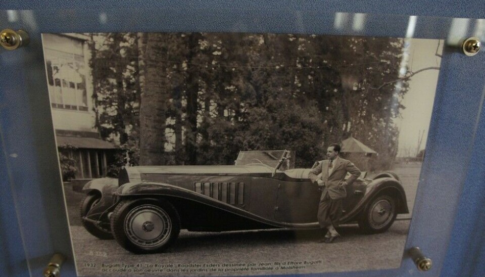 Bugatti fra en annen vinkelJean Bugatti, sønn, tegnet en rekke av de vakreste karosseriene