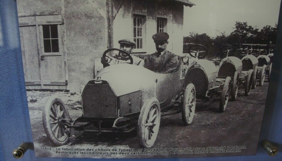 Bugatti fra en annen vinkelEt tog av Type 13, fra 1912