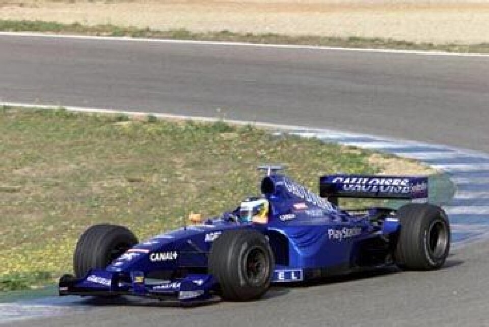 Prost AP03 med Heidfeld
