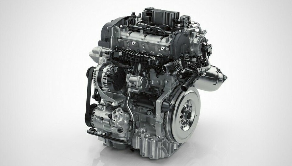 Volvos CMA-plattform3-sylindret bensinmotor