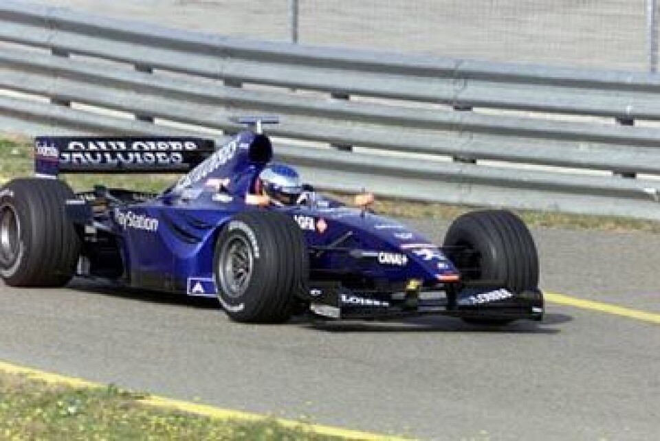 Prost AP03 med Alesi