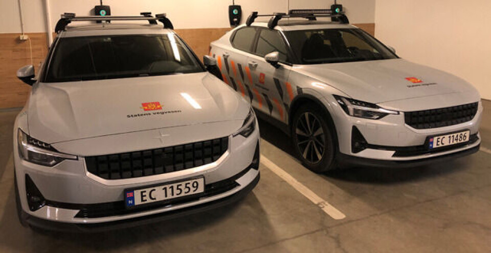 Statens vegvesen, Volvo og Polestar skal hente ut detaljert informasjon fra biler som er ute og kjører. (Foto: Statens vegvesen)