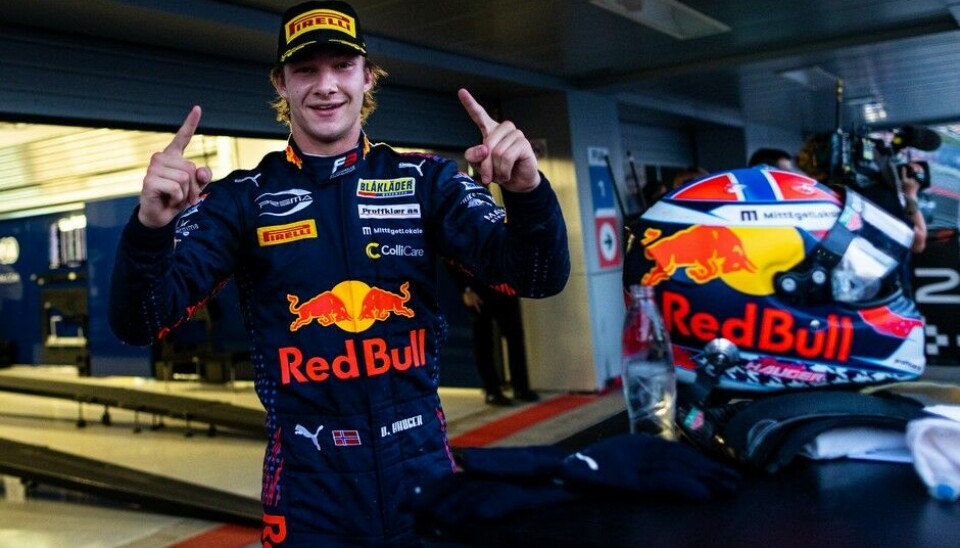 Dennis Hauger i Russland Grand PrixFoto: Dutch Photo Agency/Red Bull Content Pool