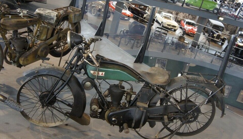 PantheonEn 500 kubikk BSA fra 1928 PantheonEn 500 kubikk BSA fra 1928