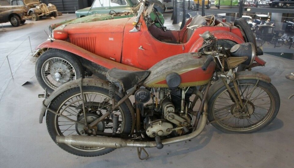 Pantheon Dette er solid. Halvliters Motosacoche fra 1932 Pantheon Dette er solid. Halvliters Motosacoche fra 1932