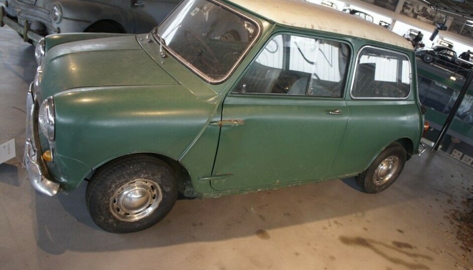 PantheonJommen hadde ikke en nesten strøken Morris Mini fra 1961 lurt seg inn der også. PantheonJommen hadde ikke en nesten strøken Morris Mini fra 1961 lurt seg inn der også.