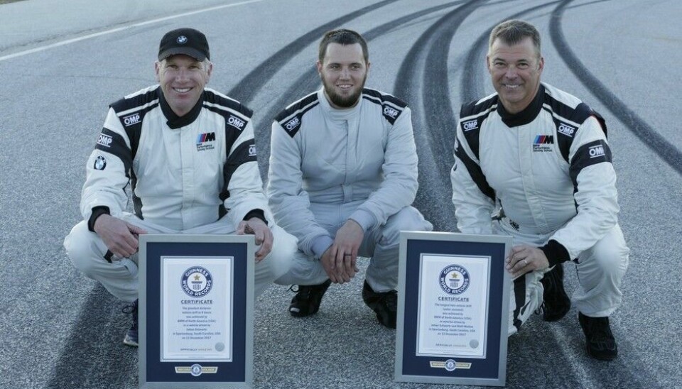 BMW M5 setter verdensrekorder i drifting