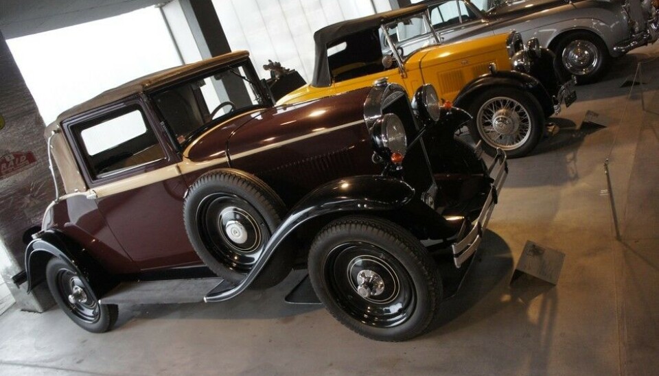 PantheonDen nærmeste er en Opel fra 1931 med en 1,8-liters rekkesekser. PantheonDen nærmeste er en Opel fra 1931 med en 1,8-liters rekkesekser.