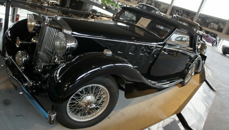 PantheonIkke noen Bentley nei, men en MG Wa fra 1939 med sveitsisk karosseri fra Rheinbold & Christe