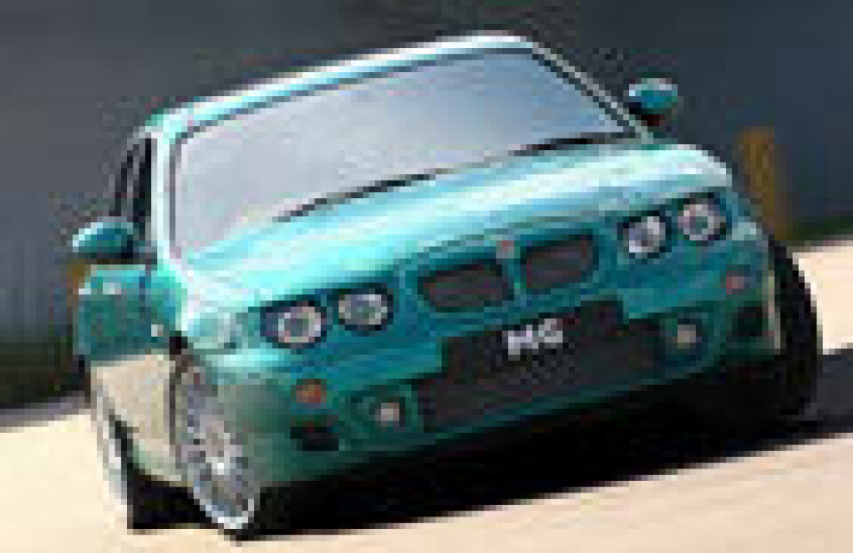 MG Rover over kjølen