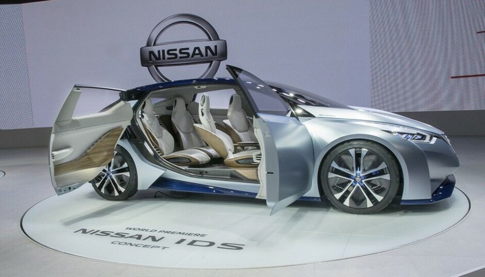 Tokyo Motor Show 2015Selvkjørende og elektriske Nissan IDS. Foto: Øivind Skar Tokyo Motor Show 2015Selvkjørende og elektriske Nissan IDS. Foto: Øivind Skar