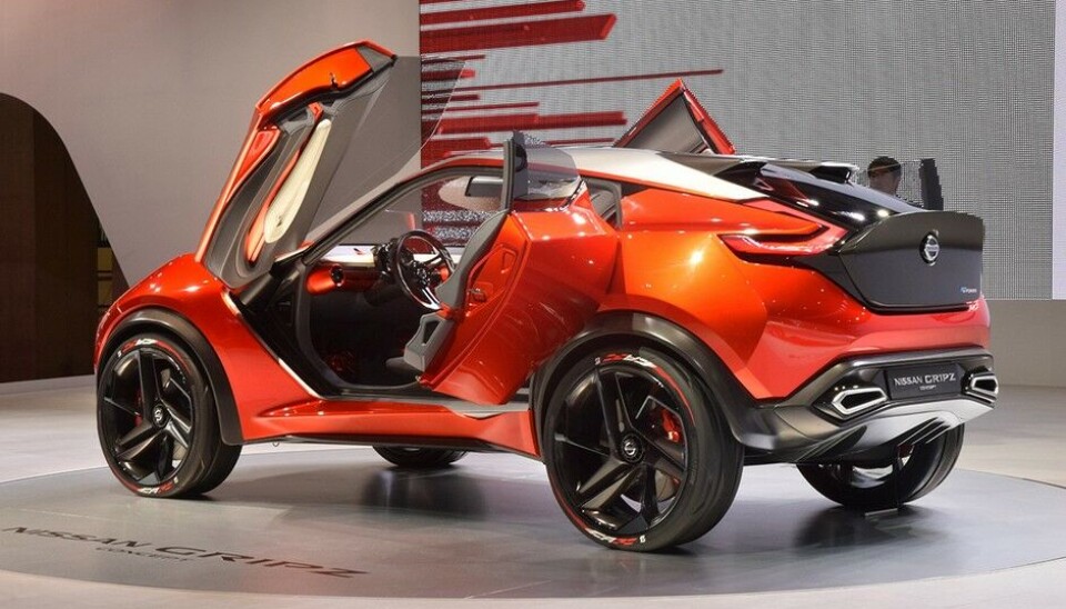 Tokyo Motor Show 2015Nissan Gripz, konsept som ble vist første gang i Frankfurt i september. Foto: Øivind Skar Tokyo Motor Show 2015Nissan Gripz, konsept som ble vist første gang i Frankfurt i september. Foto: Øivind Skar