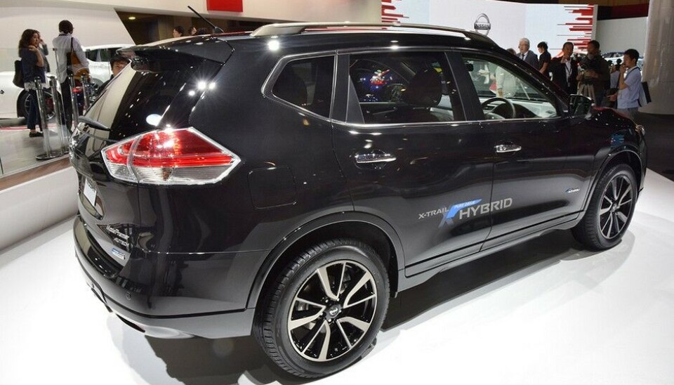 Tokyo Motor Show 2015Nissan selger X-Trail som hybrid i Japan, men ikke i Europa. Foto: Øivind Skar Tokyo Motor Show 2015Nissan selger X-Trail som hybrid i Japan, men ikke i Europa. Foto: Øivind Skar