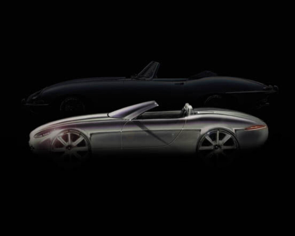 Jaguar F-Type stilstudie